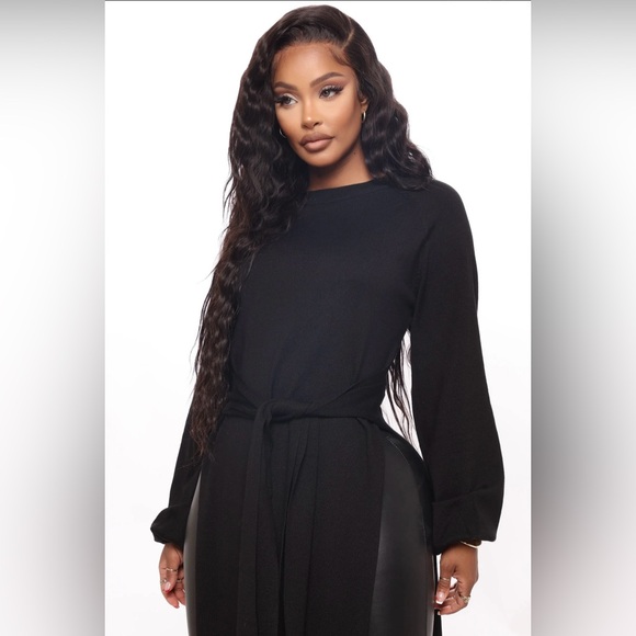 Fashion Nova Slit Tunic Sweater - BNWT - Picture 2 of 3